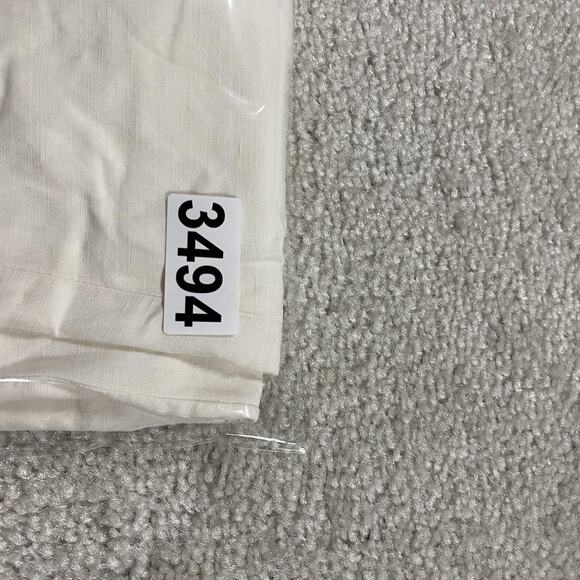 VTG Polo Ralph Lauren Shorts Mens 38 White Linen Silk Pleated Chino Summer - Picture 10 of 10